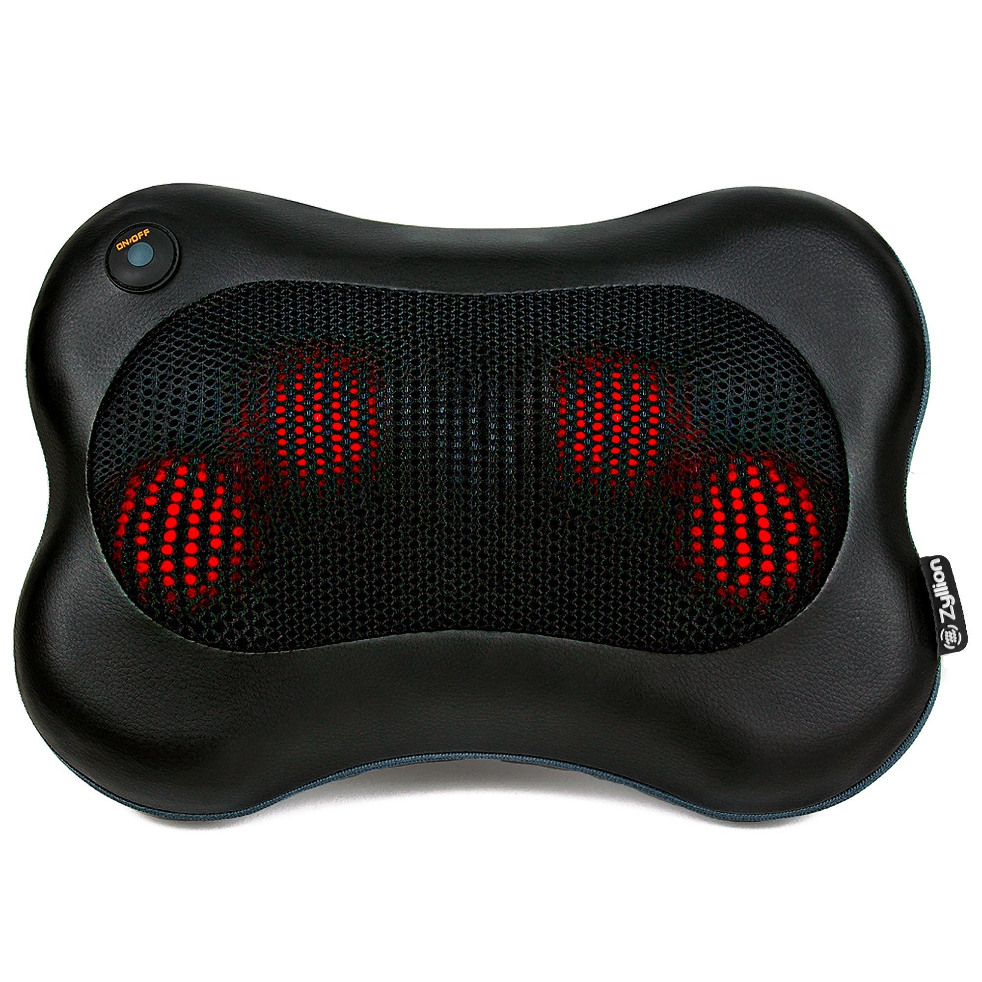 Rechargeable Shiatsu Back and Neck Massager Pillow with Heat
