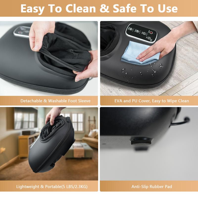 Foot Massager with Compression & Infrared Heat