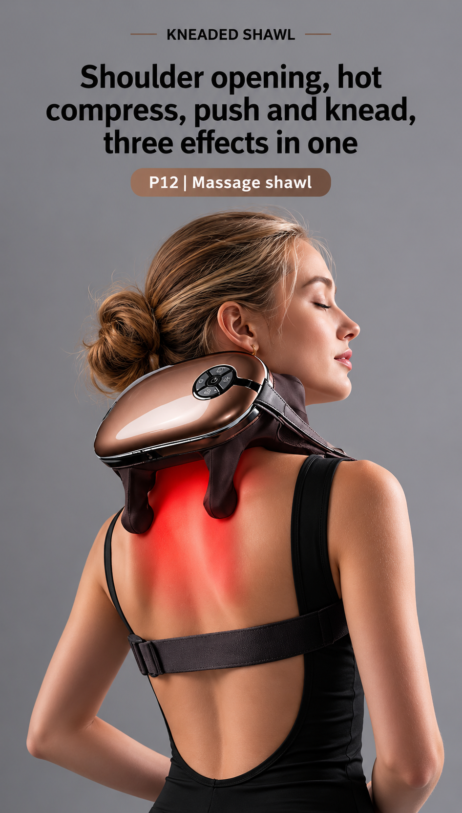 N5 Electric Neck, Shoulder, Back and Waist Massager with Heat