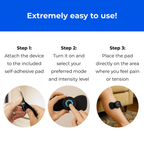 SmoothSpine™ NMES Massager Replacement Sticky Pads (3-Pack)