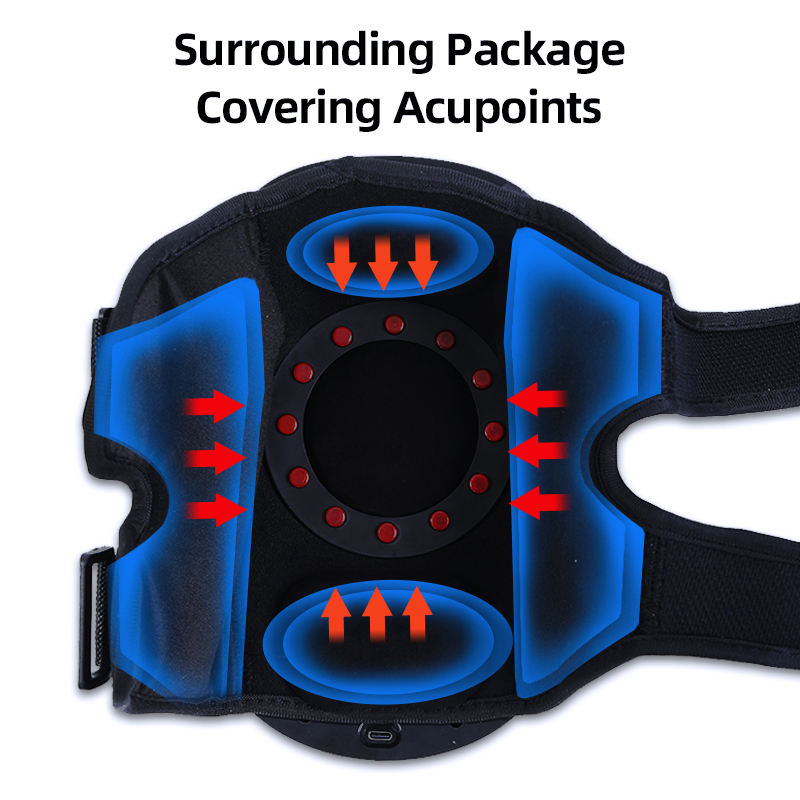 New knee massager, home joint massager, heated red light vibration knee massager, knee protector