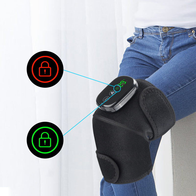 Electric knee pad old cold leg 5000 mah battery hot compress vibration warm knee physiotherapy massager