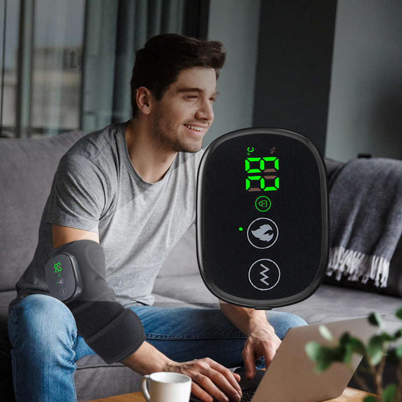 Electric knee pad old cold leg 5000 mah battery hot compress vibration warm knee physiotherapy massager