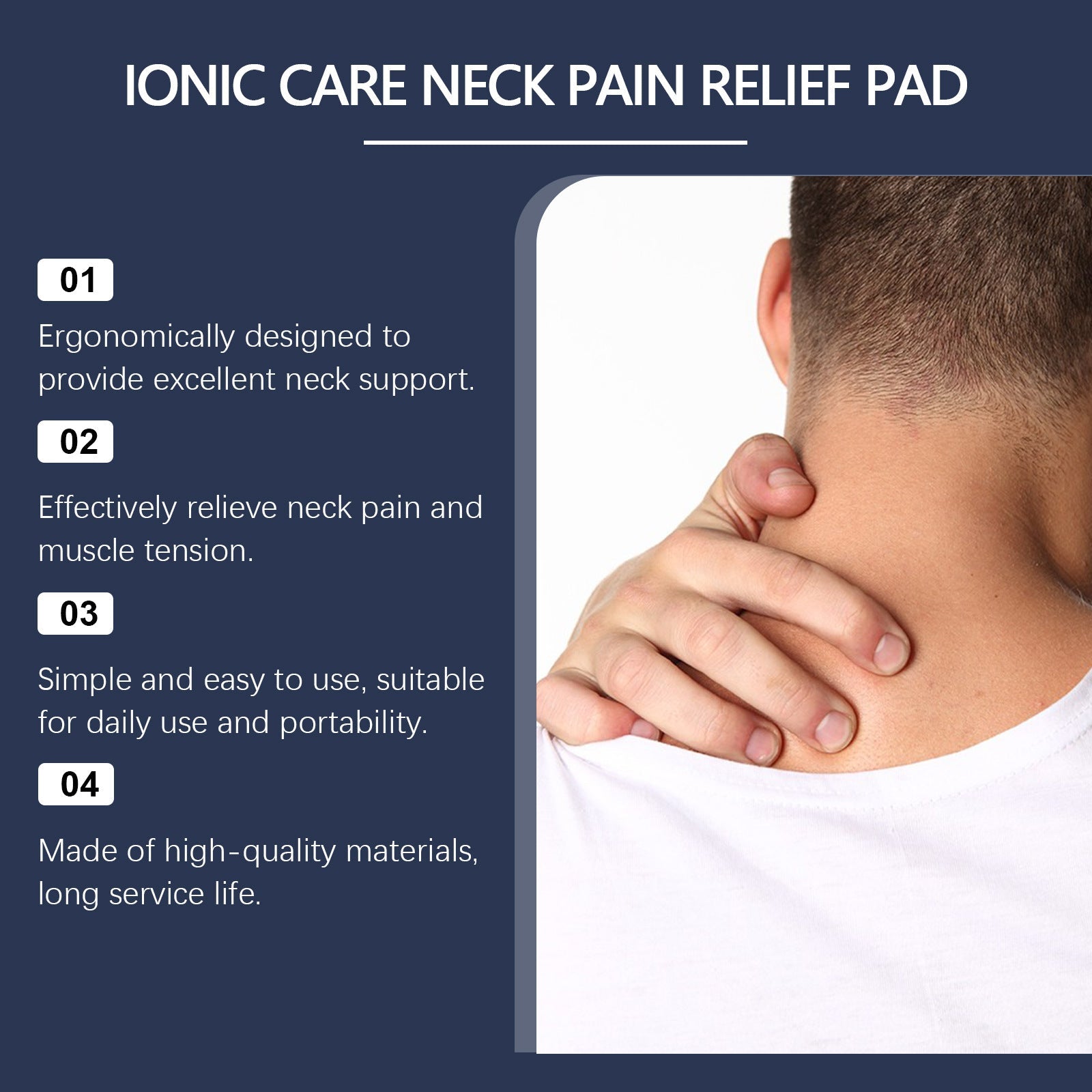 Neck care pad Neck pain relief pad Lumbar shoulder and neck joint discomfort massage pad
