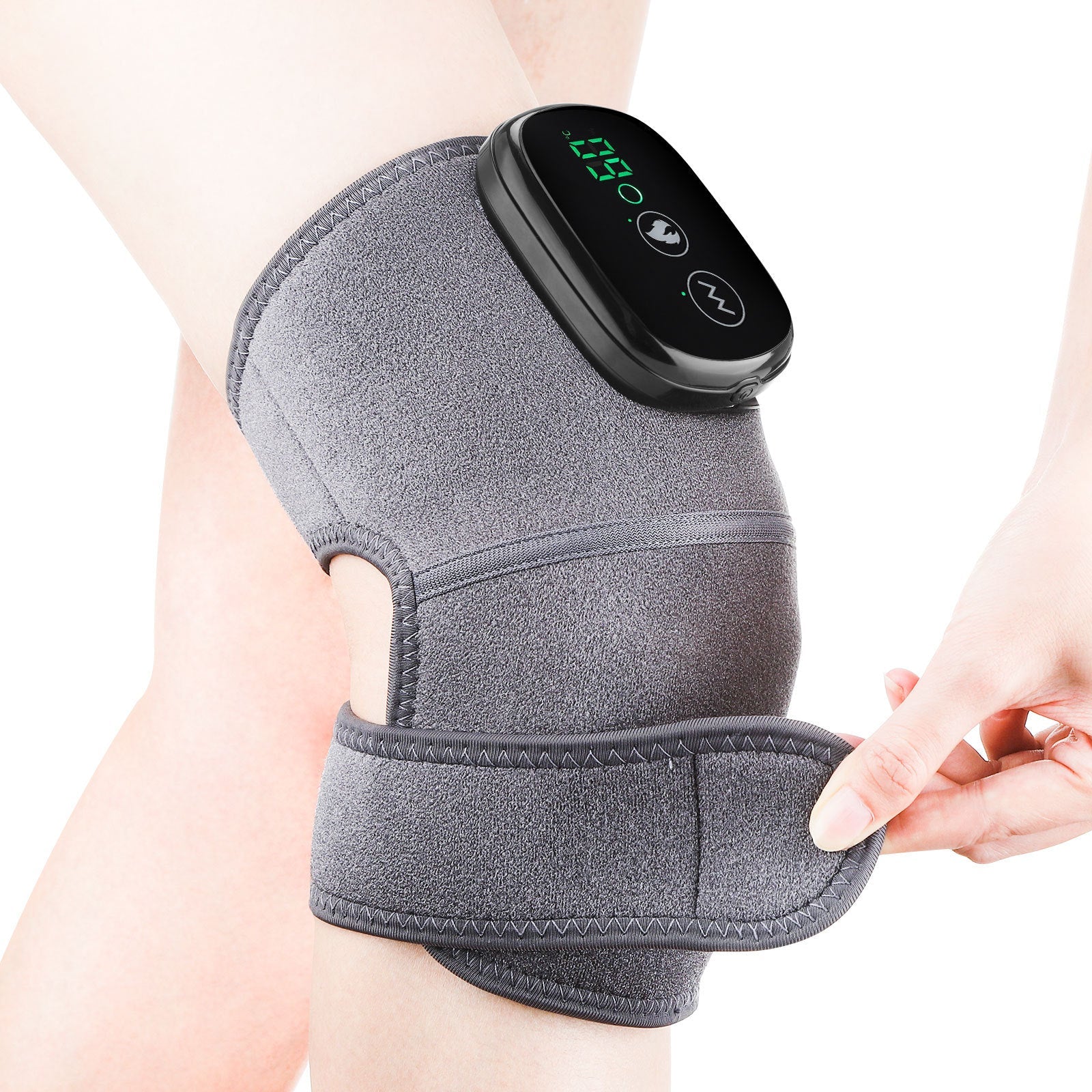 Electric knee pad old cold leg 5000 mah battery hot compress vibration warm knee physiotherapy massager