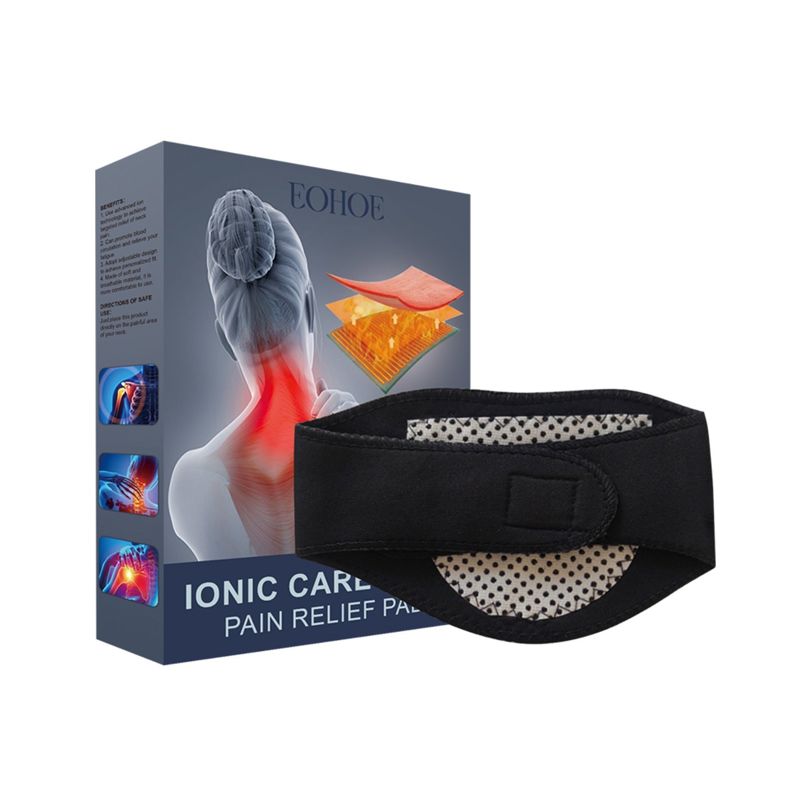 Neck care pad Neck pain relief pad Lumbar shoulder and neck joint discomfort massage pad