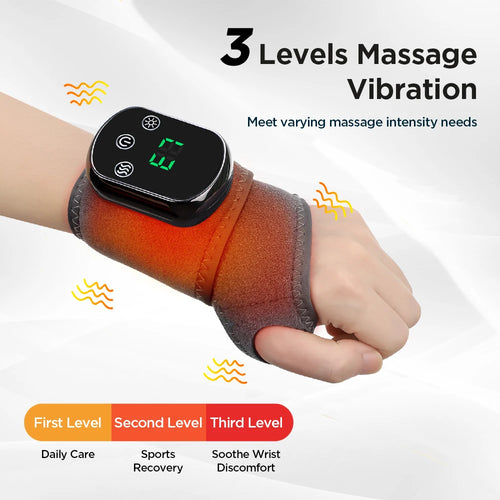 Electric Heating Wrist Guard Vibration Massage Hot Compress