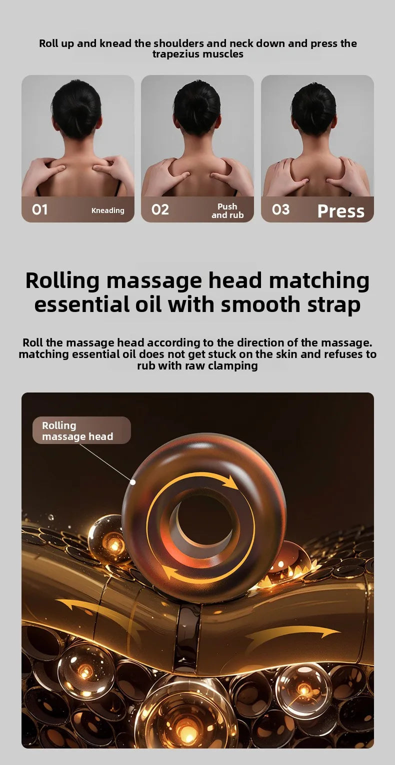 N5 Electric Neck, Shoulder, Back and Waist Massager with Heat