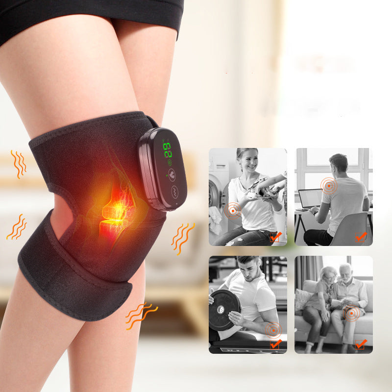 Electric knee pad old cold leg 5000 mah battery hot compress vibration warm knee physiotherapy massager