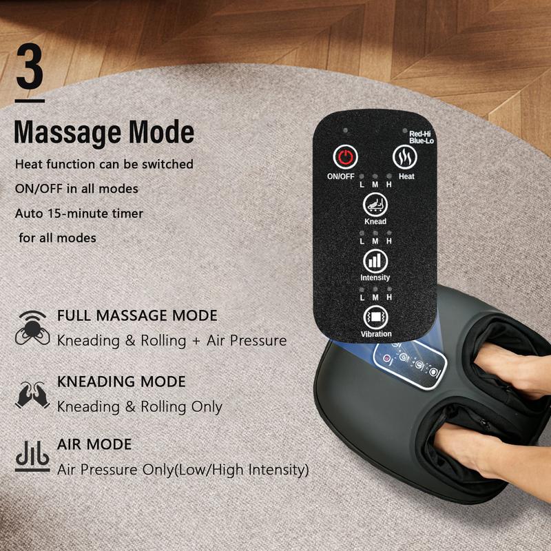Foot Massager with Compression & Infrared Heat