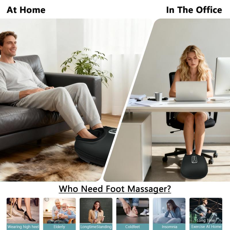 Foot Massager with Compression & Infrared Heat